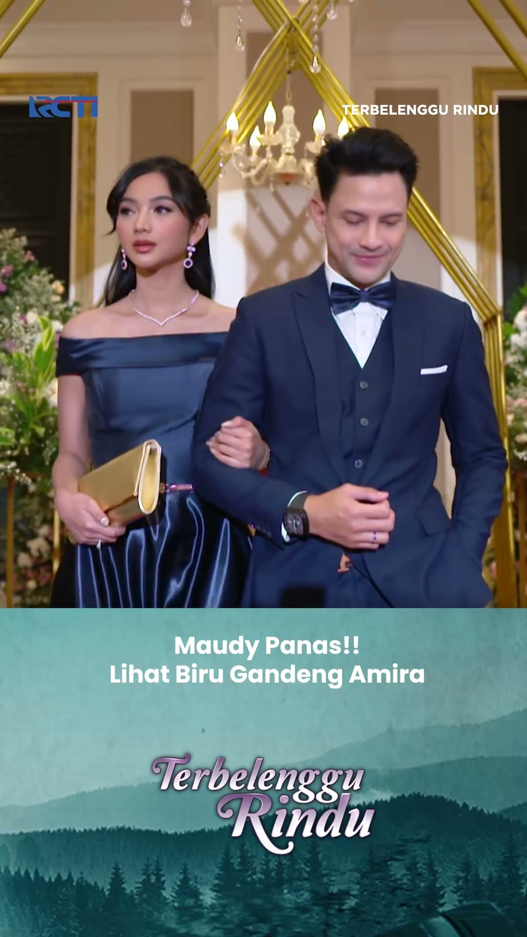 Maudy Panas! Lihat Biru Gandeng Amira #Shorts #TerbelengguRindu #GlencaChysara