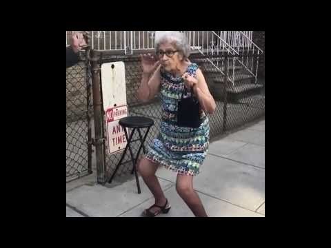 Old Lady dancing