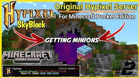 Hypixel Like Skyblock Server For Mcpe 1.18  Prince network Skyblock Server#2 l tzgamerking