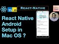 Reactnative androidsetup in macoswith android studio