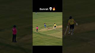 Jasprit Bumrah's Insane Bowling 💀🔥 | Can anyone play this? 🤯 #shorts #cricketlovers