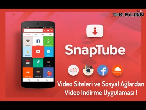 Video Siteleri ve Sosyal Ağlardan Video İndirme Uygulaması ! Android Mobil