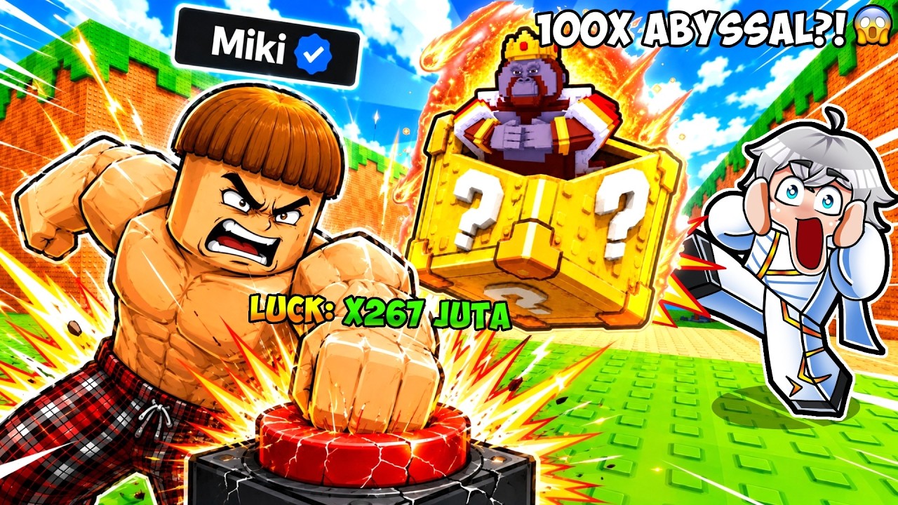 REKOR DUNIA! Aku Panen 178 ABYSSAL di Kick a Lucky Block!