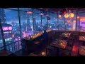Rainy Cyberpunk Izakaya Wallpaper - Peak Aesthetic Anime City View