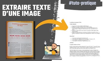 Comment extraire le texte d