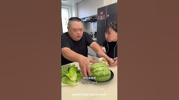 My stupid husband thought I hid the chicken drumstick in the watermelon, but I did it on purpose