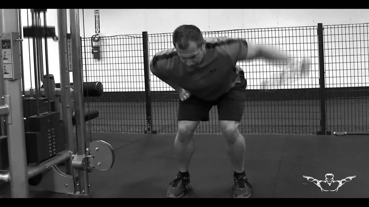 TWN - Bent Over Single Arm Cable Rear Delt Fly - YouTube