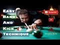 POOL LESSONS | Easy BANKING and KICKING Technique (Quick to Learn)