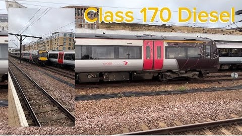 Class 170 Diesel DMU engine sound Cambridge