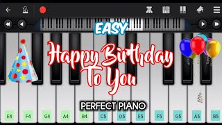 Easy! Happy Birthday • Perfect Piano • Easy Tutorial • How to Play screenshot 3