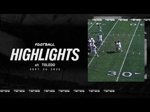 SDSU FOOTBALL HIGHLIGHTS: AZTECS 16, TOLEDO 41 - SEP 26, 2026