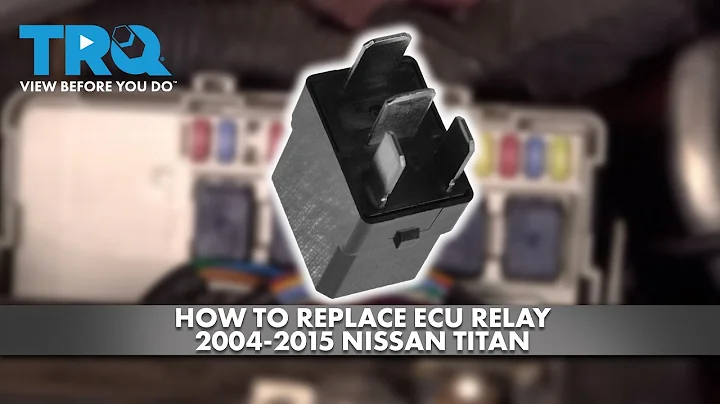 How to Replace ECU Relay 2004-2015 Nissan Titan