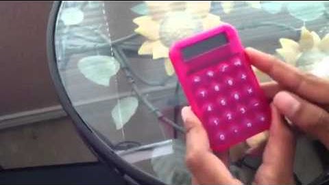 How to Turn off a calculator without the off button