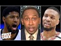 'Don't mess with Dame Dolla' - Stephen A. reacts to Lillard's beef with Paul George | First Take