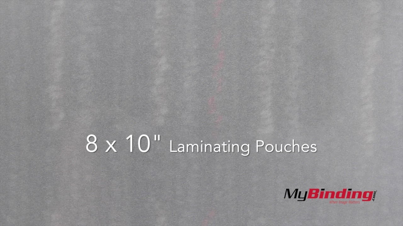 8x10 Laminating Pouches