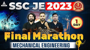 SSC JE Mechanical Engineering Marathon | SSC JE Mechanical Marathon | SSC JE 2023