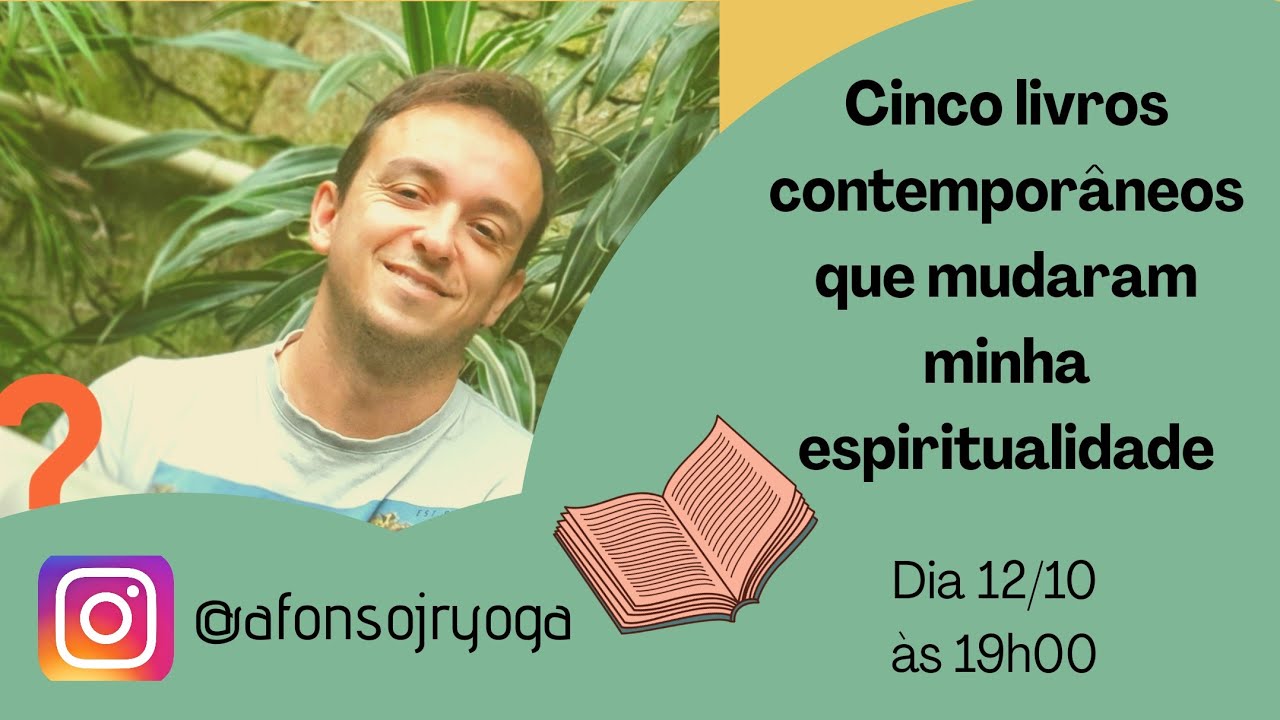 5 Livros que mudaram minha espiritualidade | LIVE | - YouTube