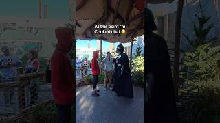He was not having any of it at Disney World 😳