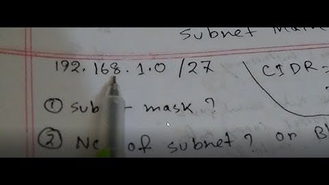 subnet all type solve with class C IP bangla