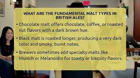 What Are The Fundamental Malt Types In British Ales? - The Pint Guy