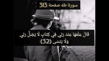 القرآن الكريم سورة طه صفحة 315