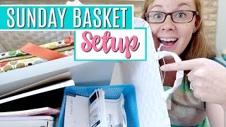 How to Implement a Sunday Basket | ORGANIZATION | Keeping Track of All the Things
