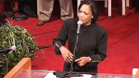 Evang. Darlene Allen-Nichols Prays before speaking...