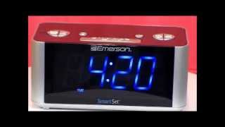 Emerson CKS1708 Smartset Multi-Function Large Display Clock Radio