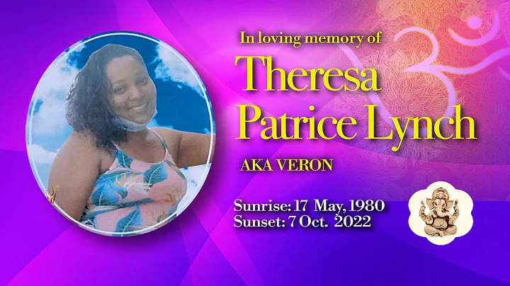 The Cremation Of Theresa Patrice Lynch aka 'Veron'