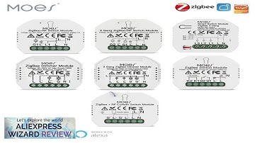 MOES Tuya ZigBee 3.0 Smart Light Switch Relay Module 1/2/3 Gang Smart Review