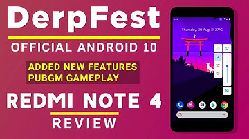 AOSiP DerpFest 10 Official Update For Redmi Note 4 | Added New Features, PUBGM Gameplay | Review