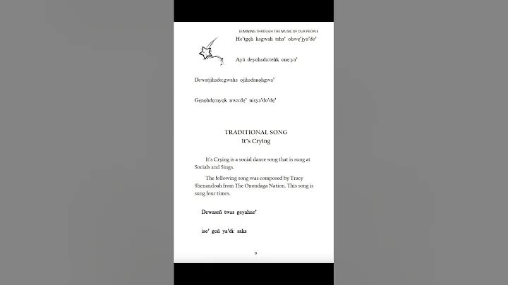 Learning Through the Music of our People - Onondaga Language Resource - Audio File