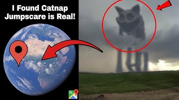 I Found Creepy Red Catnap in Real 😱 On Google Earth and Google Maps 🌎!