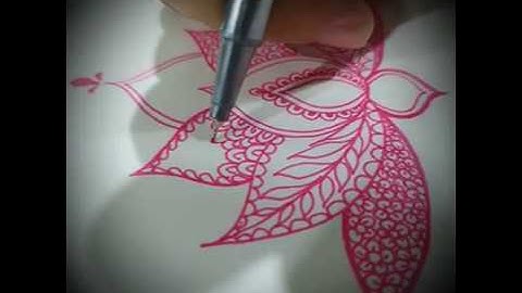 Zentangle - Lotus Flower