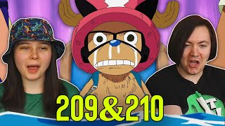 THEY TOOK CHOPPER?!👒 One Piece Ep 209 & 210 REACTION & REVIEW