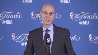 NBA Commissioner Adam Silver Full News Conference pre-game 1, 2016 NBA Finals | PART 1