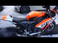 CBR1000RR winter startup