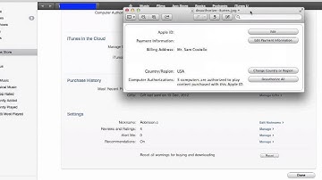 How to Authorize and DeAuthorize a Computer on iTunes ?