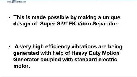 Pigment & Dye Sieving Super SIVTEK