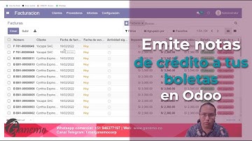 ✅📁  Nota de crédito para tu boleta en Odoo 😮📑