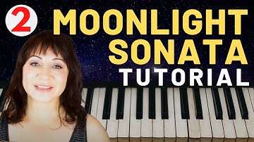 BEETHOVEN MOONLIGHT SONATA TUTORIAL Part 2 | The Piano Keys