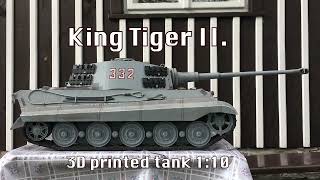King Tiger II. 3D printed tank