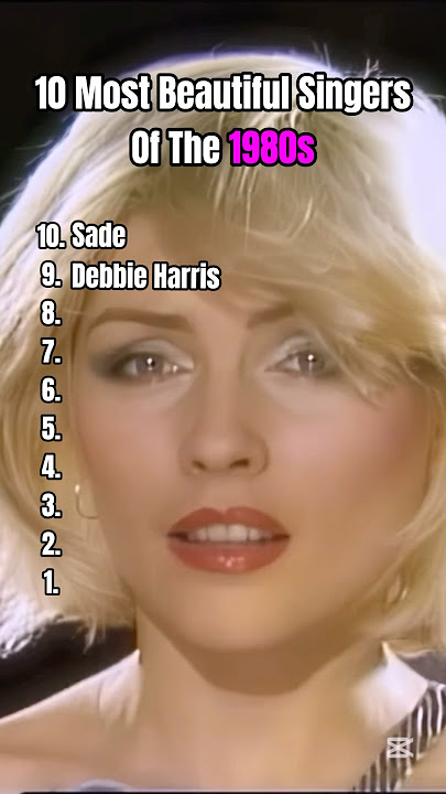Top 10 Most Beautiful Singers Of The “80s” 😍 #beautiful #singer  #shorts