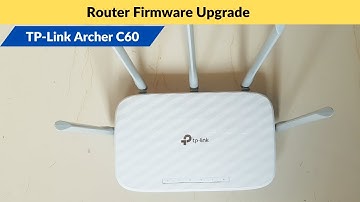 TP-Link Archer C60 - How To Upgrade Router Firmware | TP Link Router Firmware Upgrade