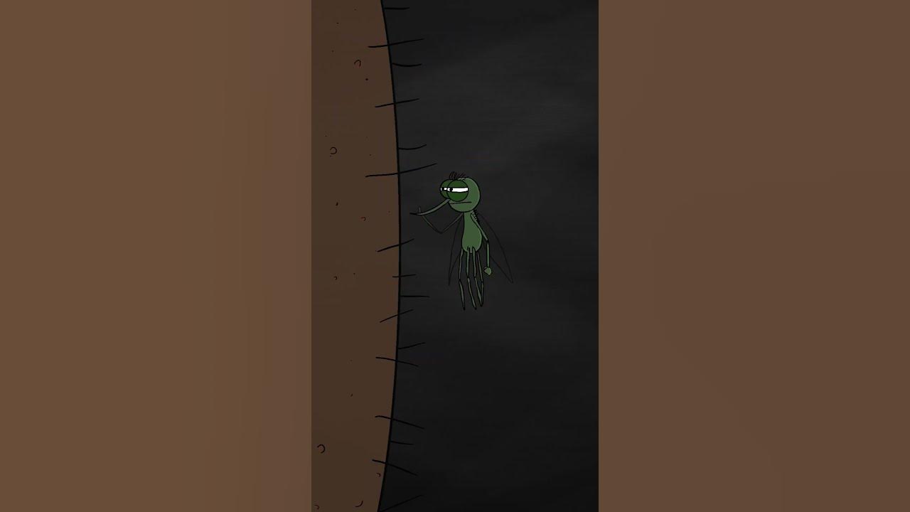 what happens when a mosquito bites you.. #animation #insects #mosquito #flipaclip #funny