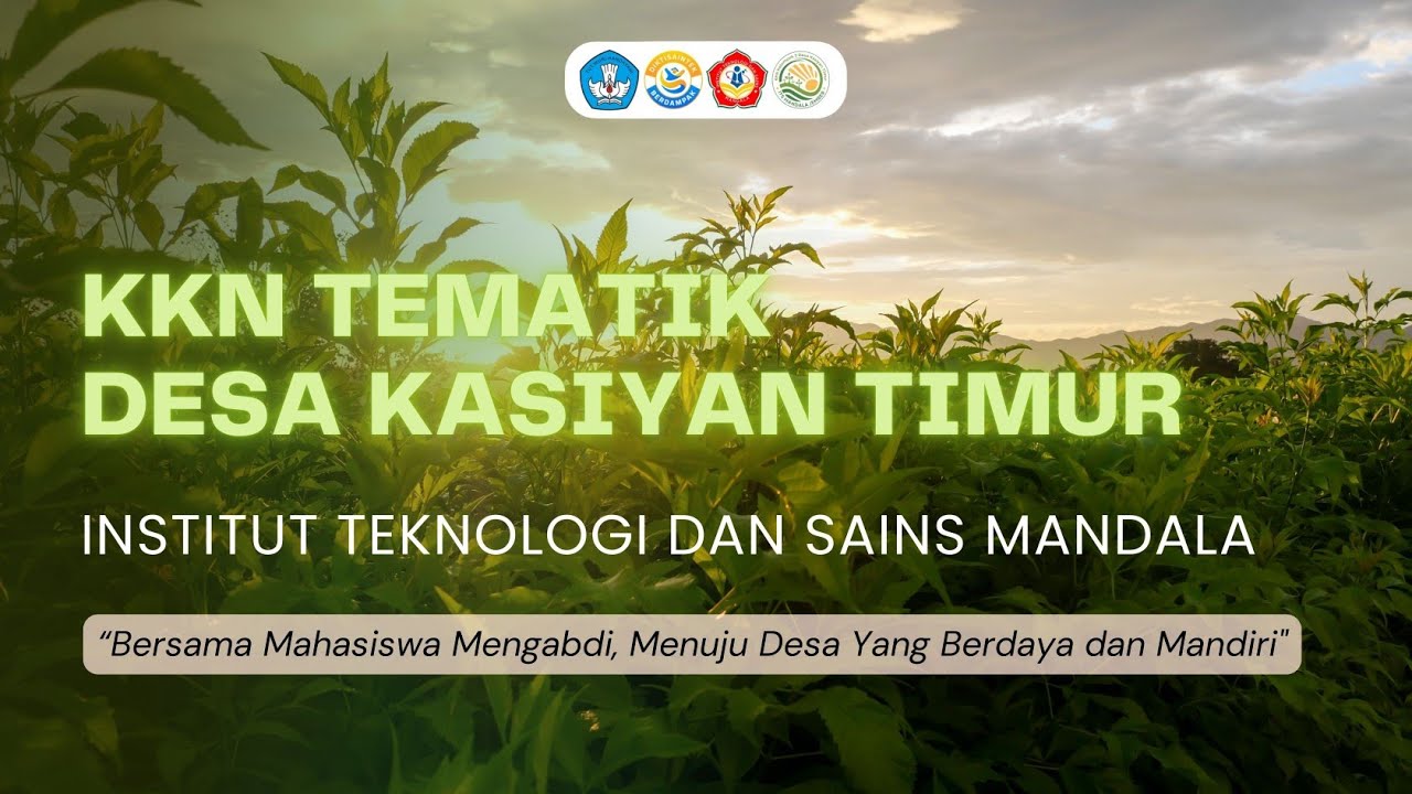 AFTER MOVIE KKN DESA KASIYAN TIMUR - INSTITUT TEKNOLOGI DAN SAINS ...