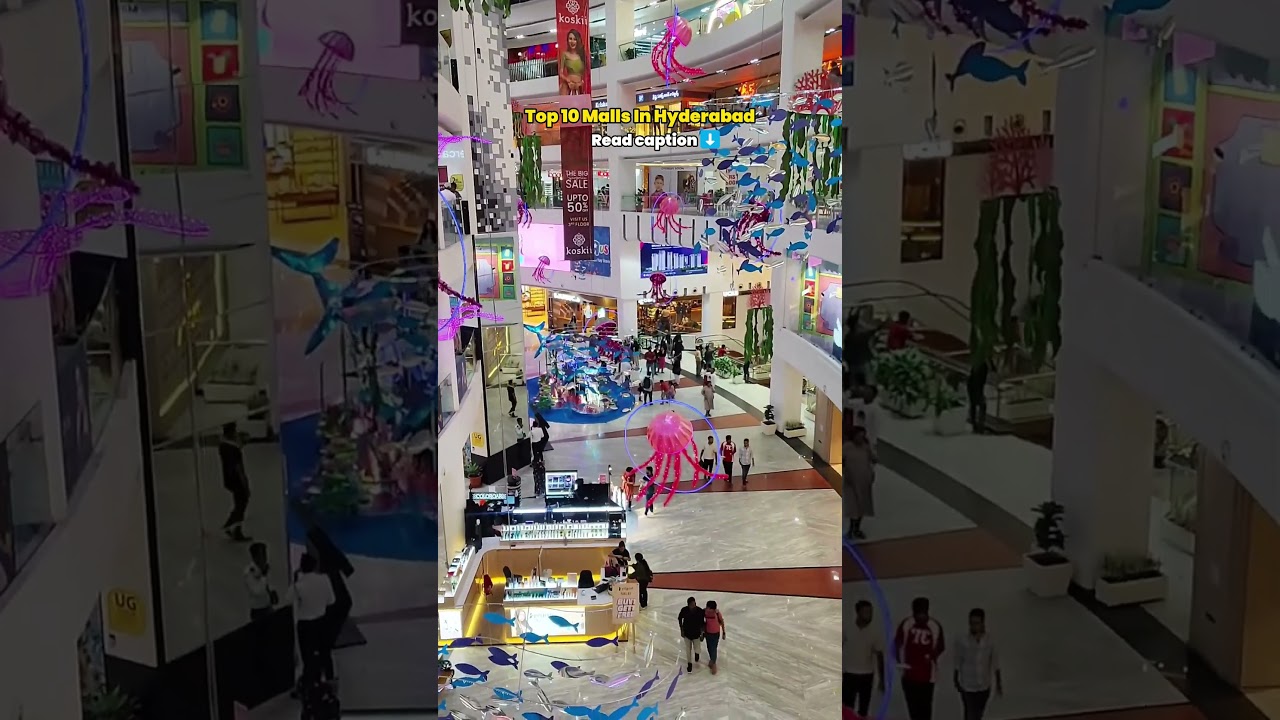🛍️ Top 10 Malls in Hyderabad You Must Visit! 📍👇 