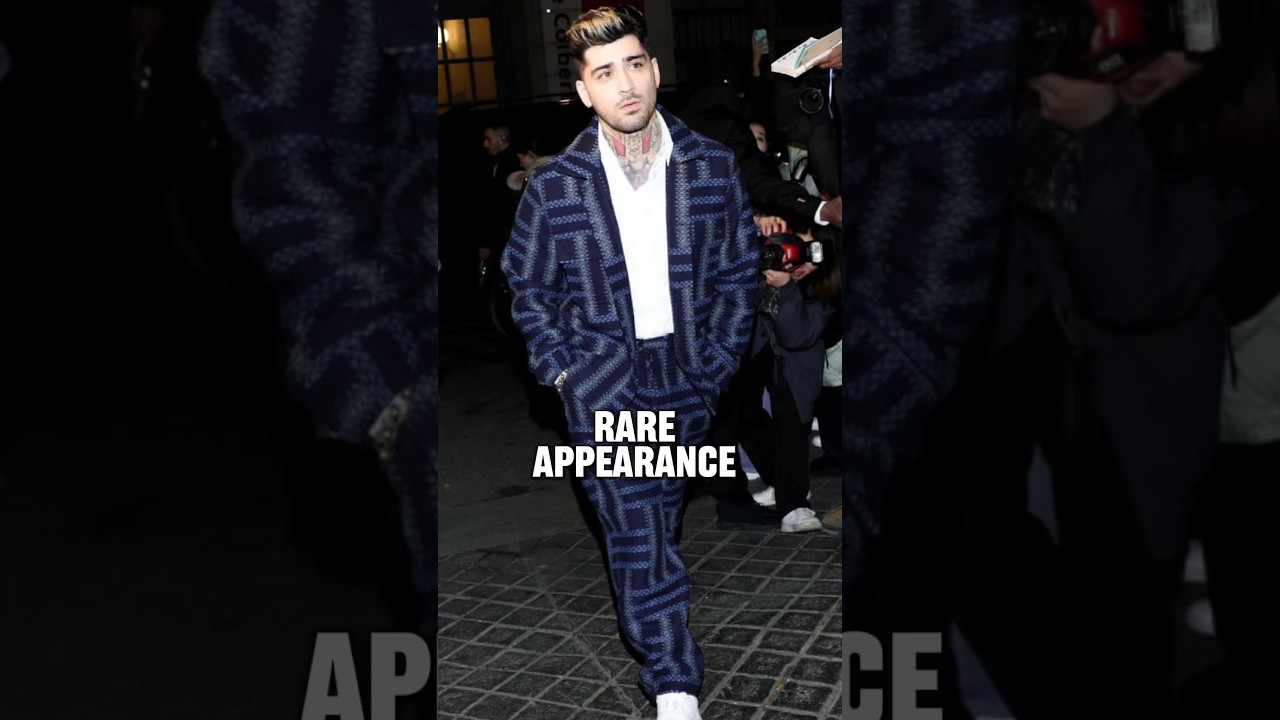 Zayn Malik First Public Appearance In 6 Years At Paris Fashion Week