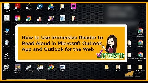Immersive Reader in Microsoft Outlook