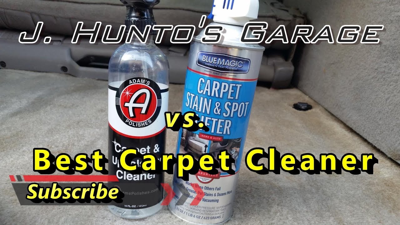 Adam's Polishes vs. BLUE MAGIC. Which is the best carpet cleaner? 
